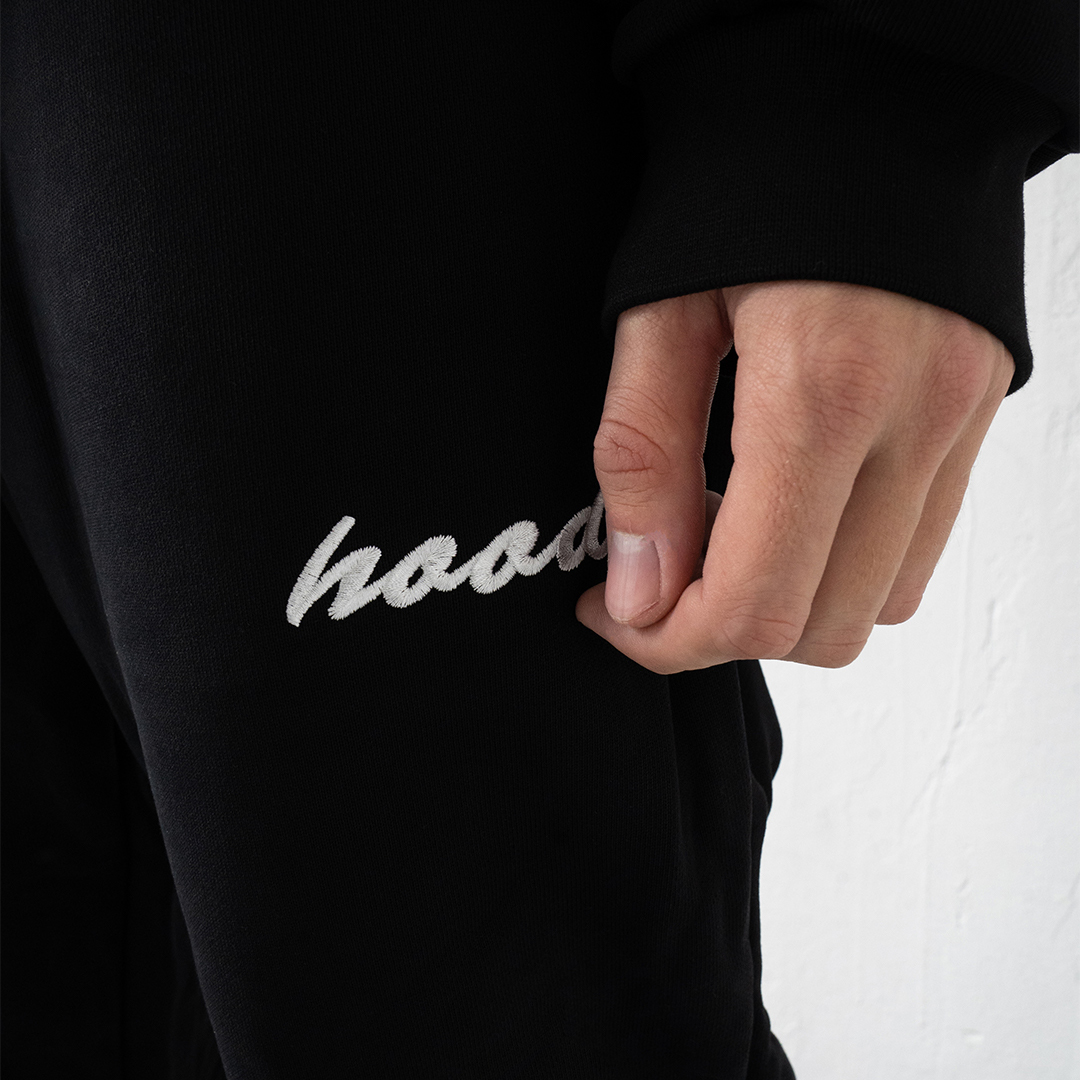 Premium Vintage Joggers - Clean Black